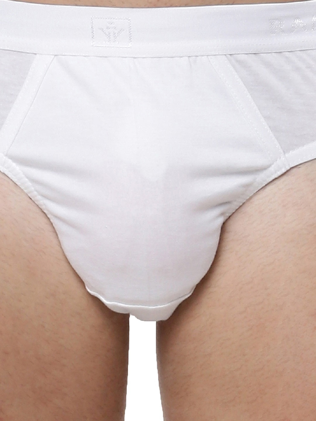 Men Outer Elastic Black & White Briefs Suriya (2Pcs Pack)