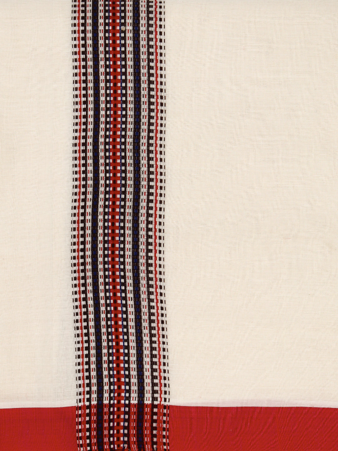PANCHAA™ Handwoven Azo-Free Dyes Extra Weft Dhoti D4