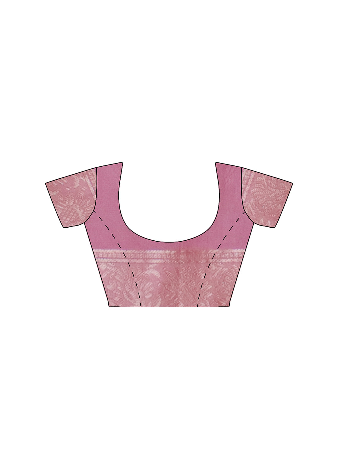 Women Grey with Pink Art Silk Saree ASS126