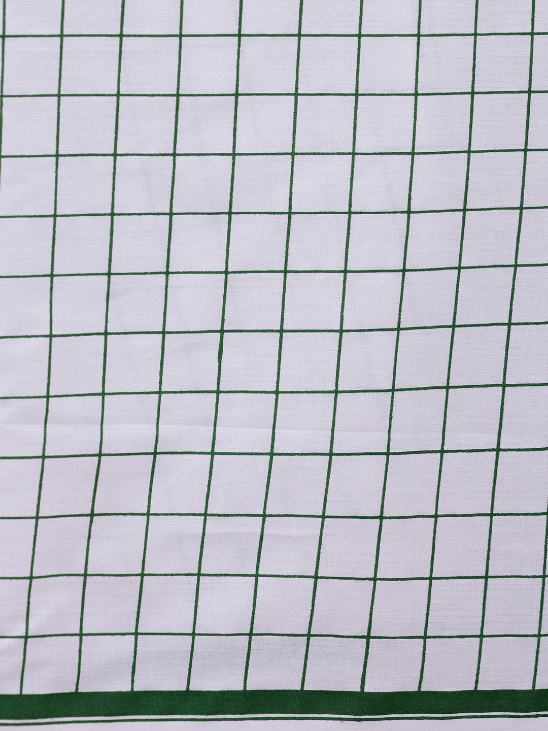 Men 100% Cotton Single Layer White Stitched Lungi Shalimar 2.25M