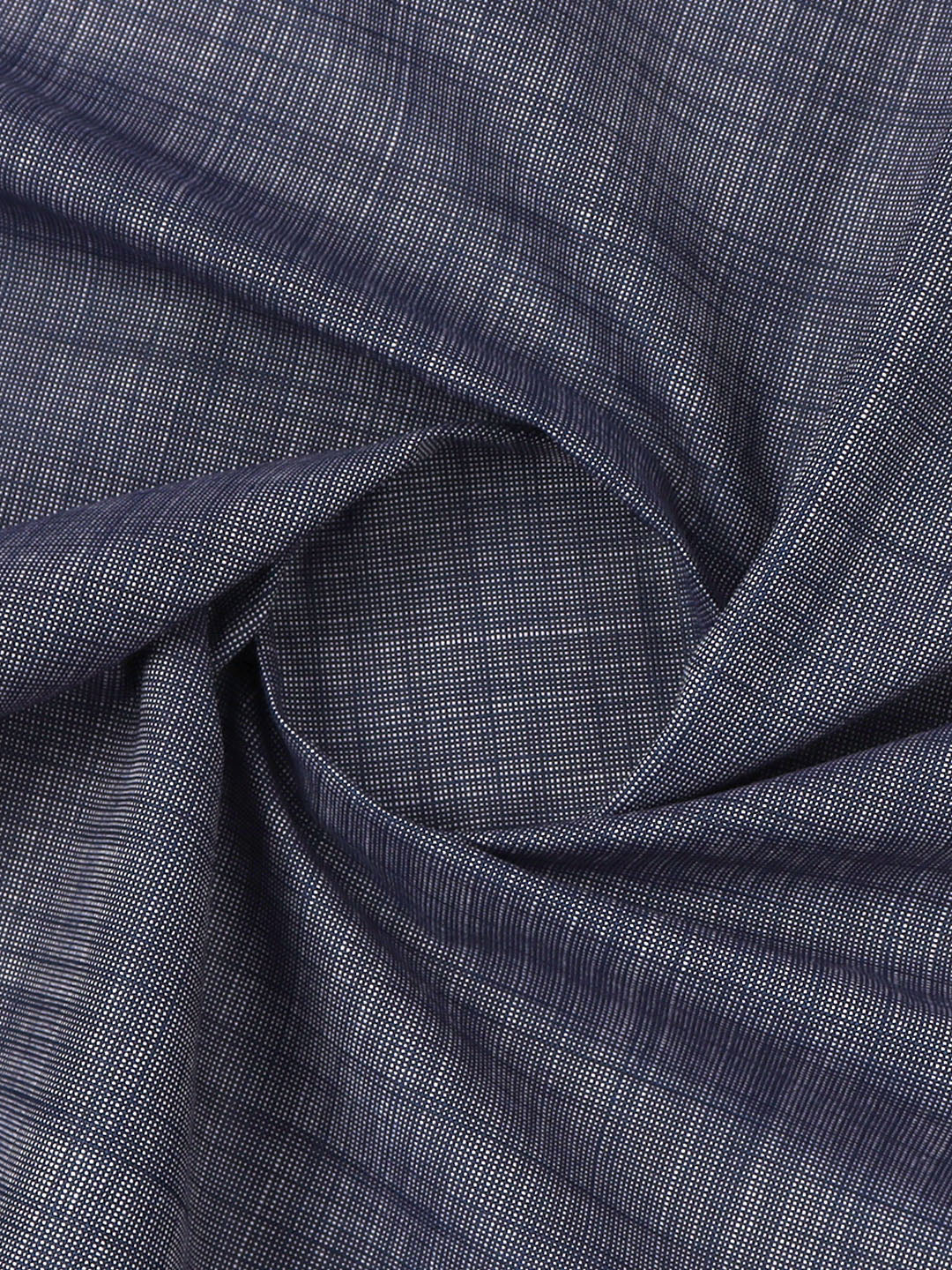Cotton Premium Blue Colour Suiting Fabric-Golden Days