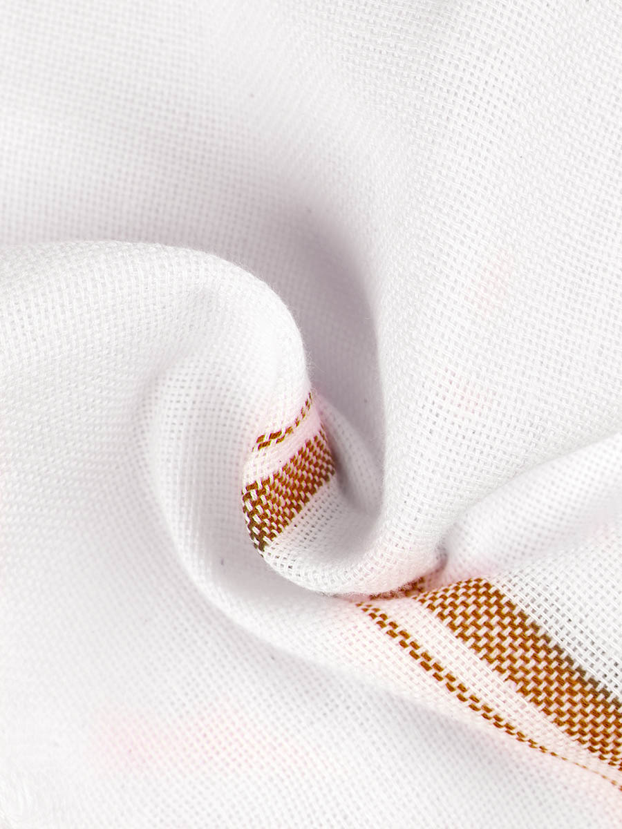 Cotton White Bath Towel NO4091 (2 PCs Pack)-Zoom view Two