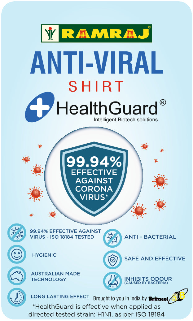 Mens Anti-Viral SB Dhoti & Half Sleeves Shirt Set-Ad vert one