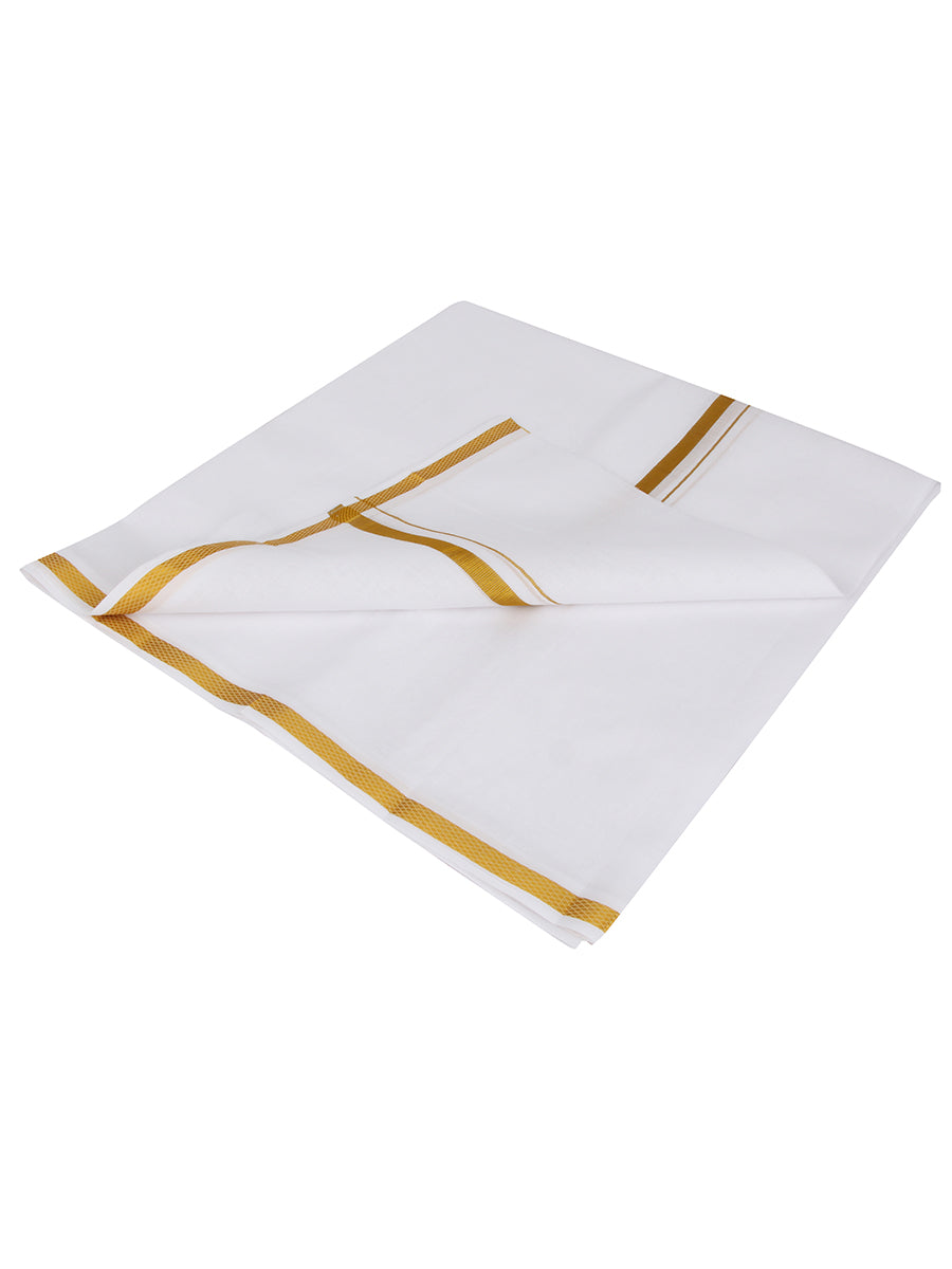 Tejas White 3/4" Border Towel (2m)-view two
