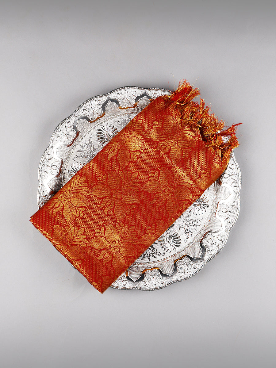 Jari Shawl/Ponnadai 016-Maroon