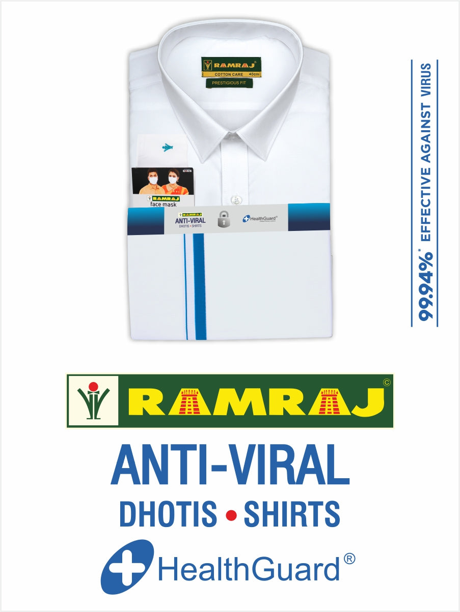 Mens Anti-Viral SB Dhoti & Half Sleeves Shirt Set-Ad vert