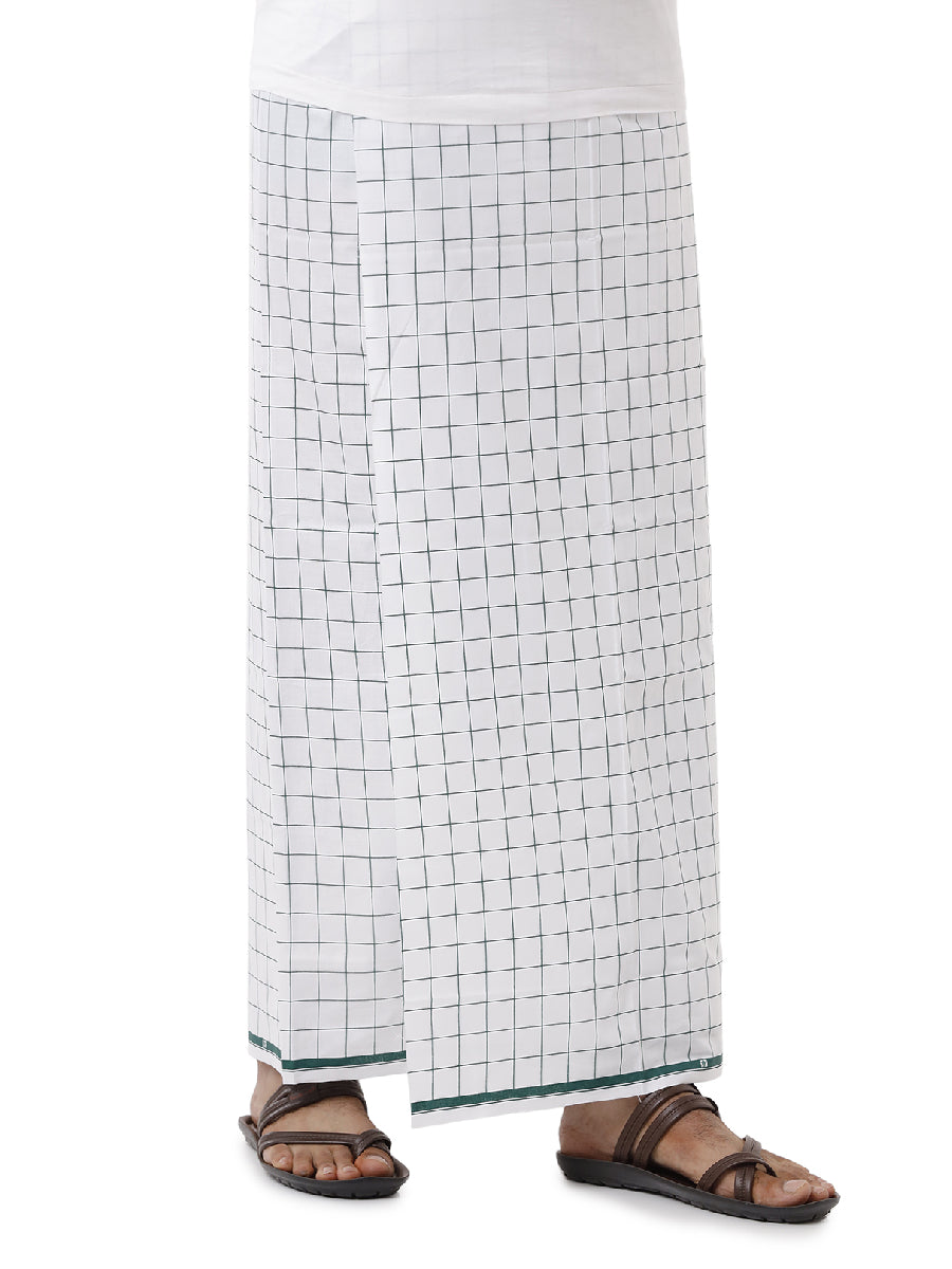 Men Cotton Blend Single Layer Assorted Colour and Printed Design Lungi Rainbow