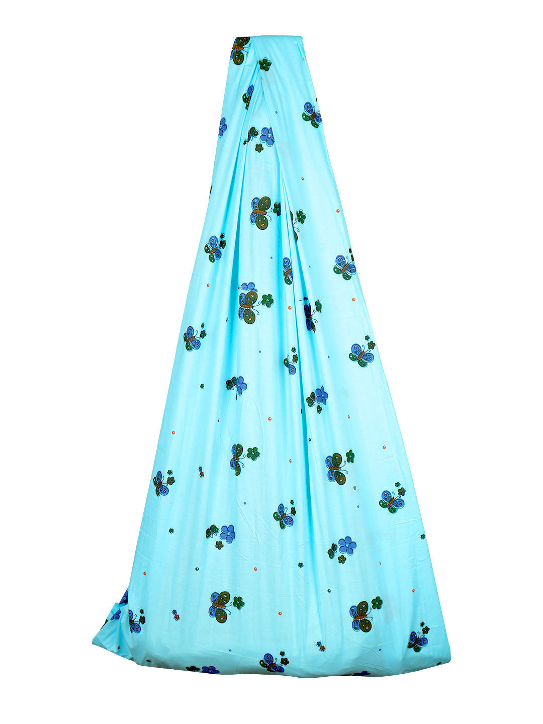 Premium Soft Cotton Colour Print Stitched Hammock/Cradle-view tw