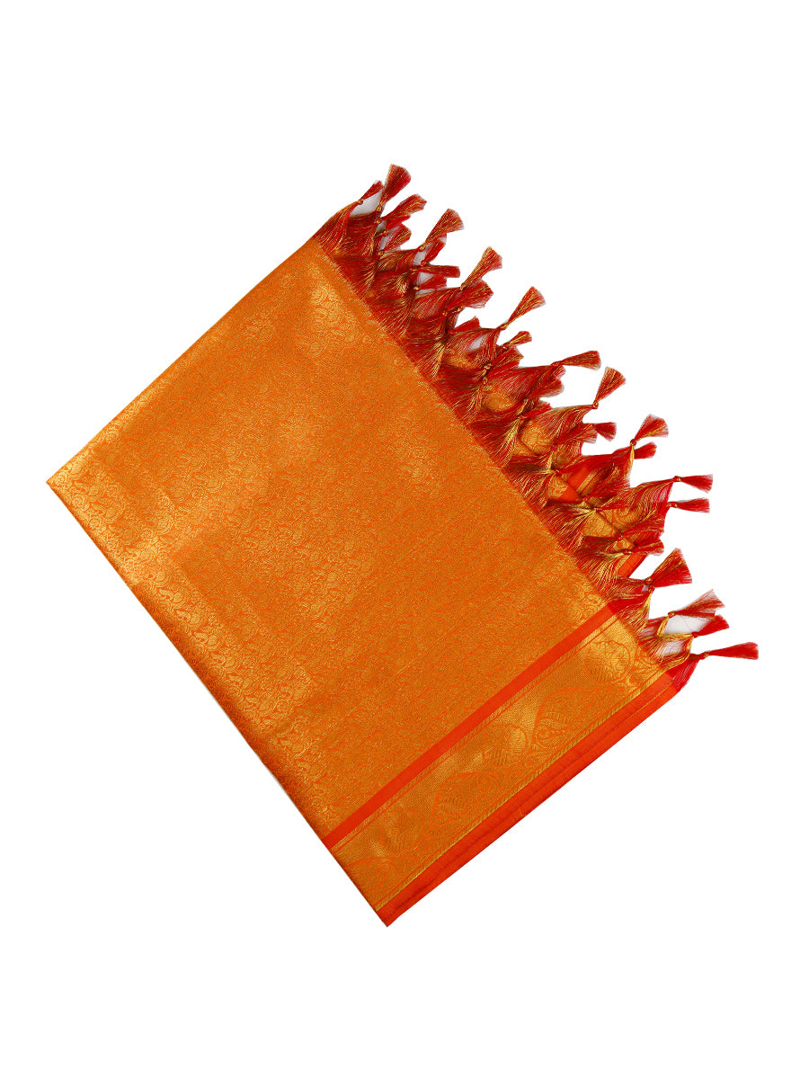Jari Shawl/Ponnadai TSM01-Zari view
