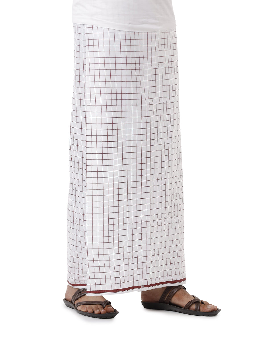 Men Cotton Blend Single Layer Assorted Colour and Printed Design Lungi Rainbow