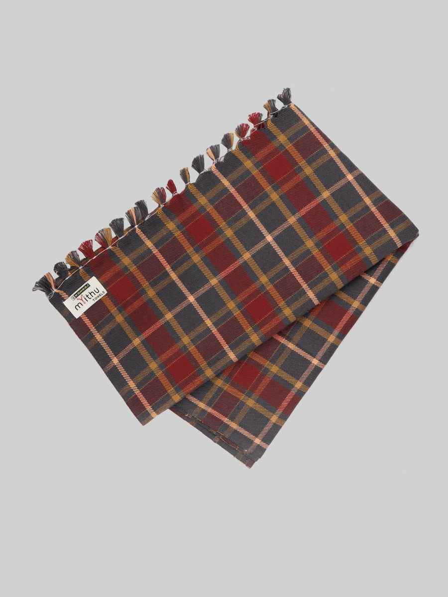 Light Weight Cotton Colour Checked Bath Towel Chapter-Design six