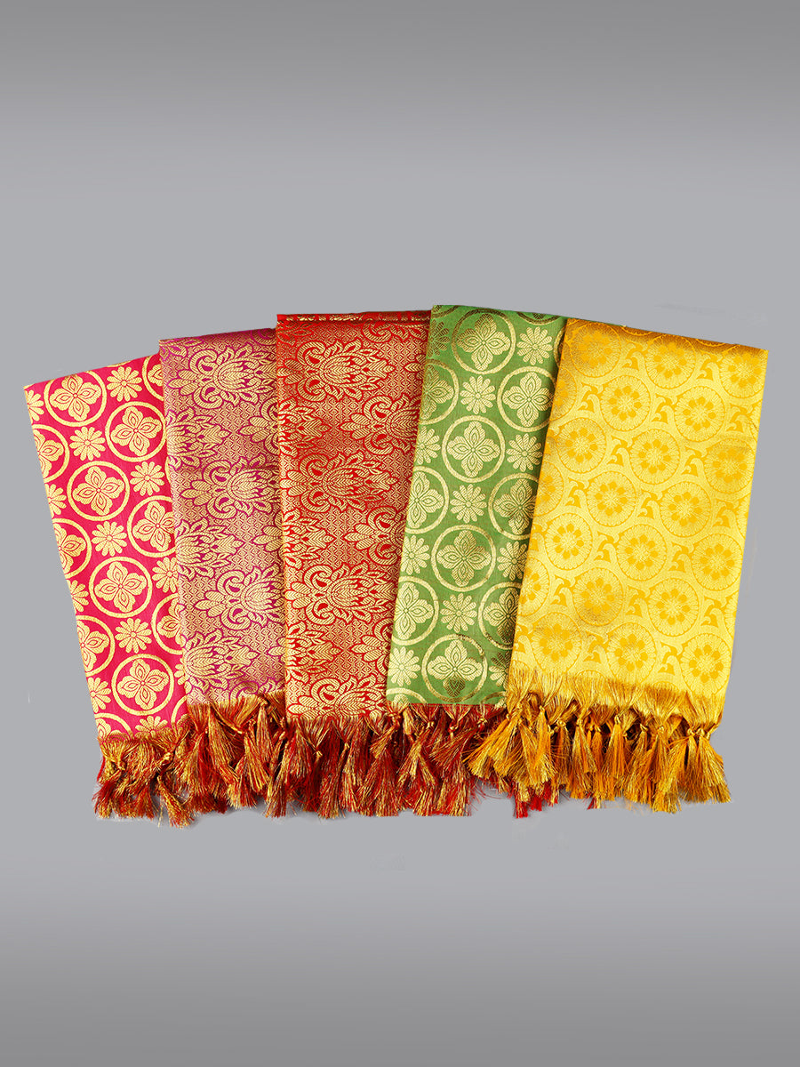Jari Shawl/Ponnadai 504-Mix colour