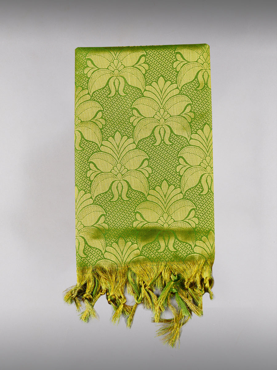Jari Shawl/Ponnadai 016-Light Green