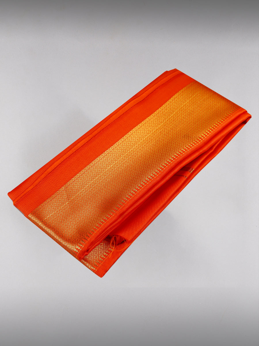 Jari Shawl/Ponnadai 213-Orange