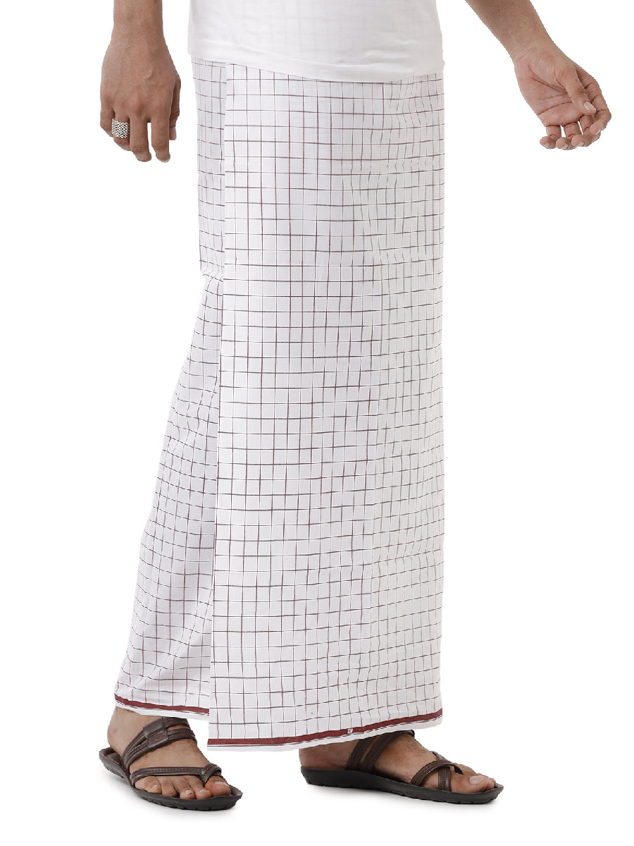 Men Cotton Blend Single Layer Assorted Colour and Printed Design Lungi Rainbow