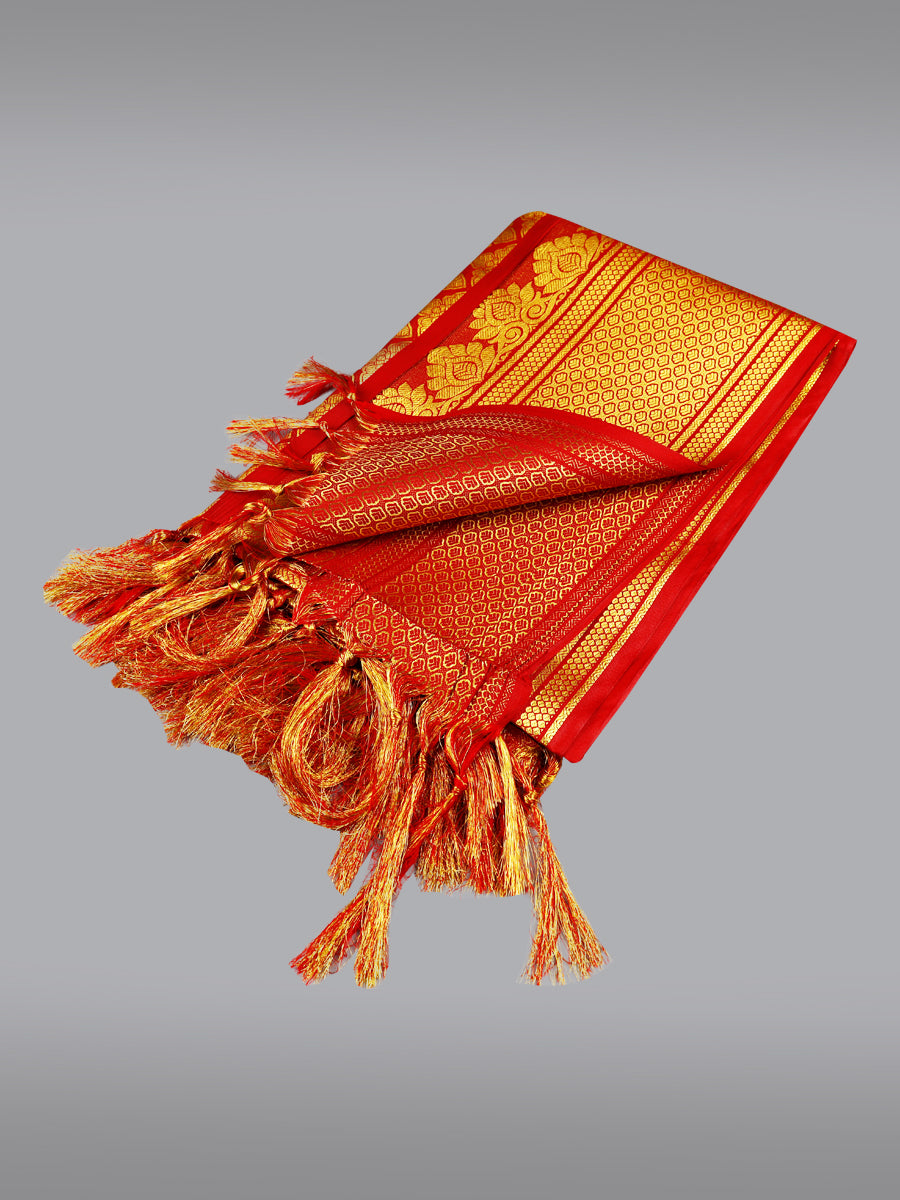 -Jari Shawl/Ponnadai 510-Double side view