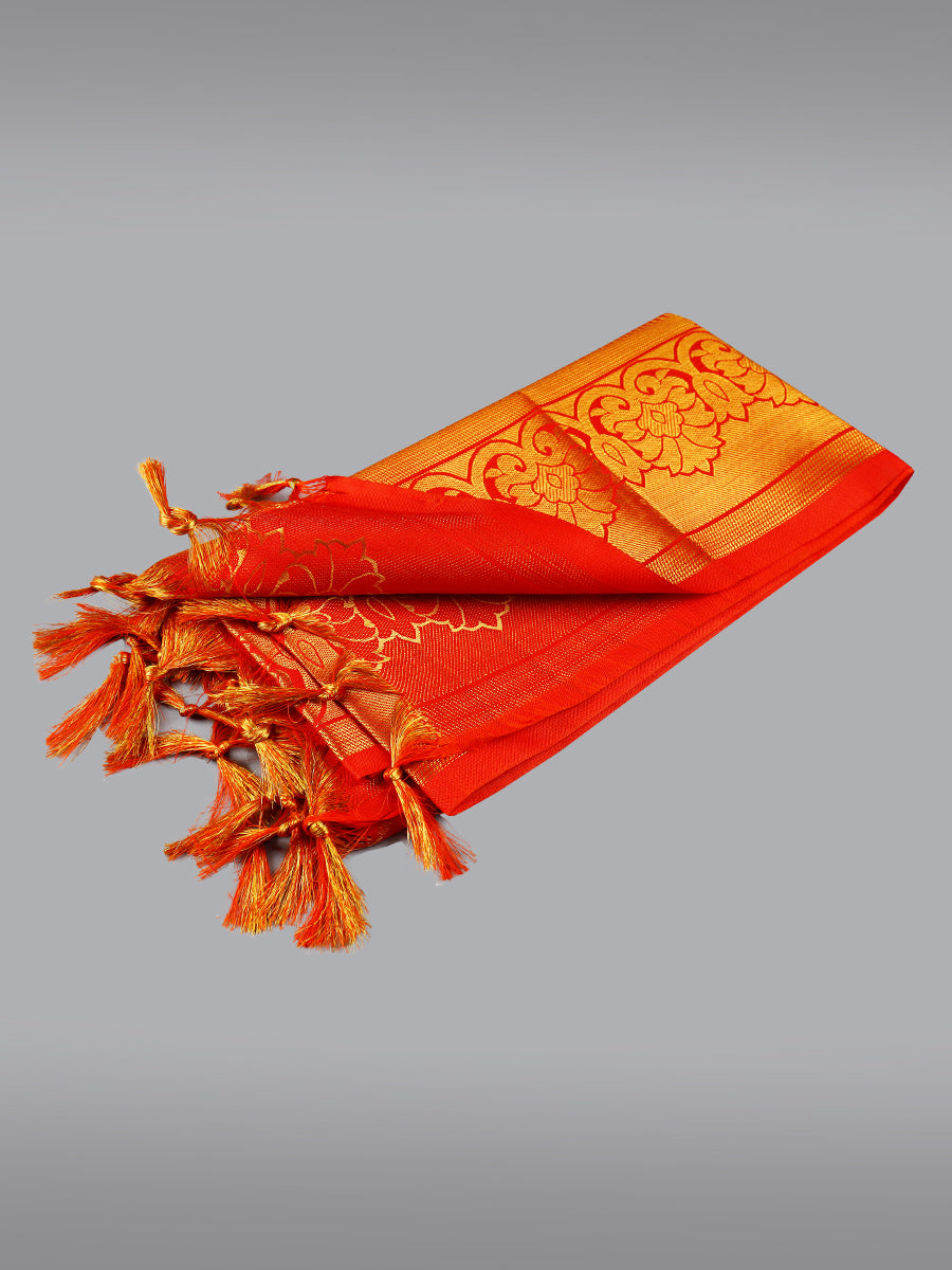 Jari Shawl/Ponnadai 213-Double side view