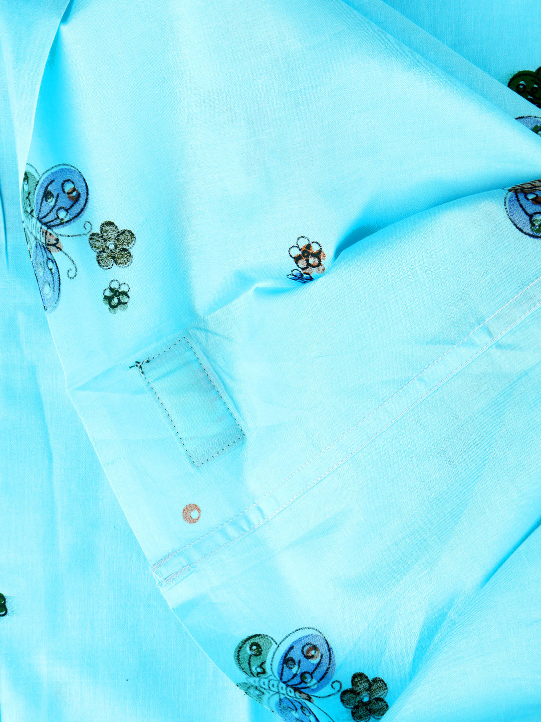 Premium Soft Cotton Colour Print Stitched Hammock/Cradle-Welcro view