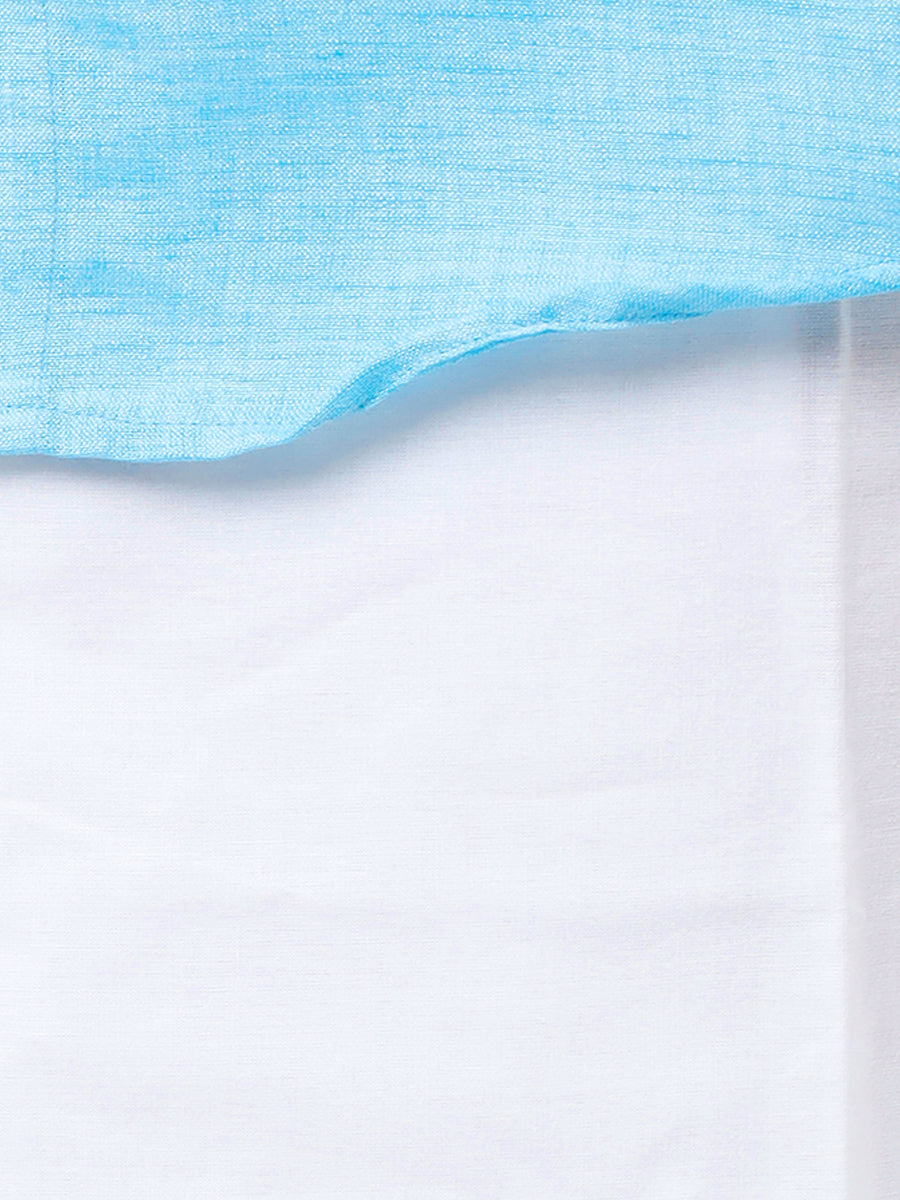 Boys Matching Dhoti & Shirt Combo Blue C11-Zoom alternative view