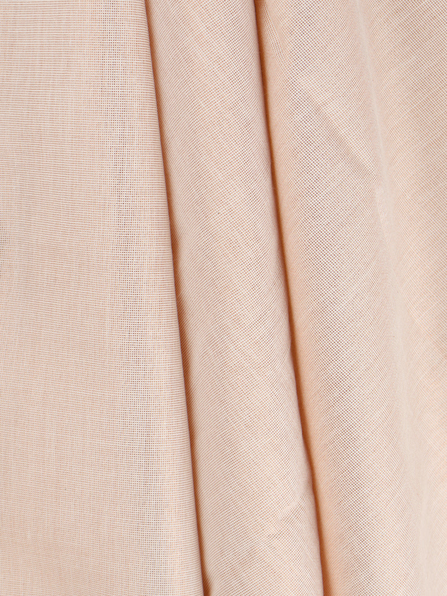 Mens Tissue Unstitched Shirt & Dhoti Celebrity Set Copper-Zoom view