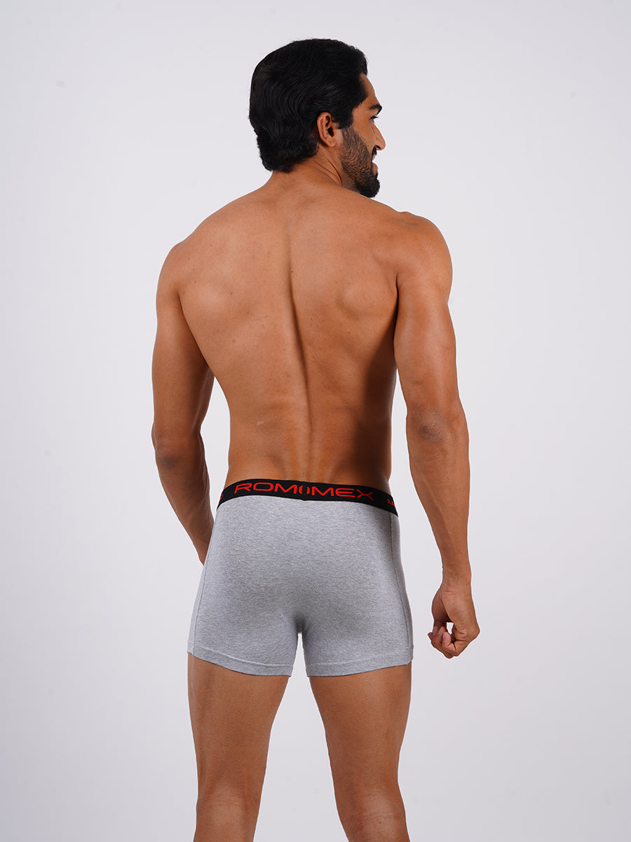 Combed Cotton Trunk Without Pocket Romex (2PCs Pack)-Back view