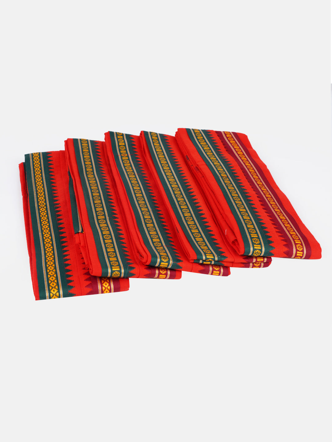 Devotional Towel Red Rahuram  (Pack of 2)