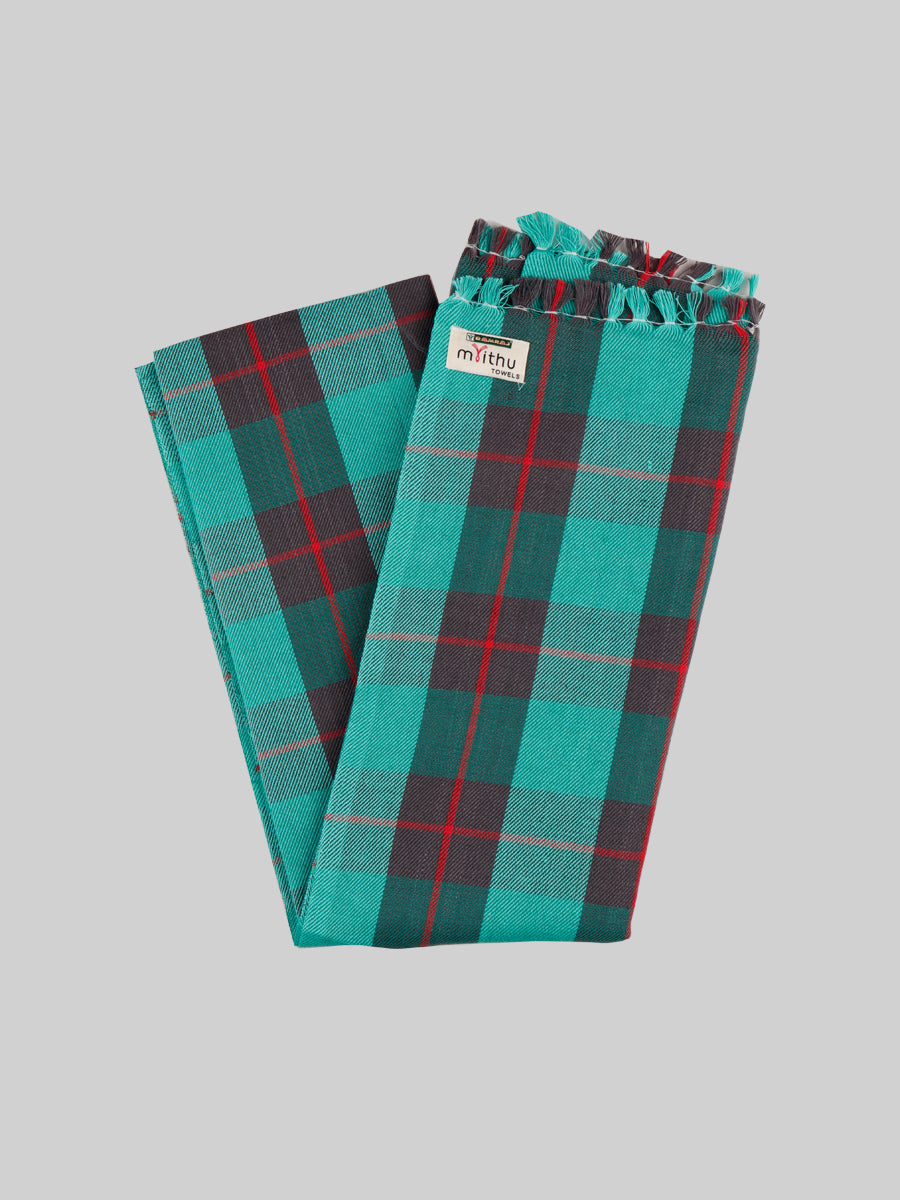 Light Weight Cotton Colour Checked Bath Towel Chapter-Design seven