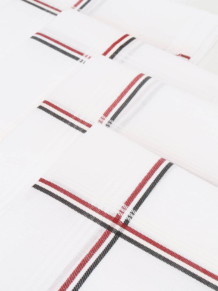 Good Feel ADMK Handkerchief White ( 5 PCs Pack )