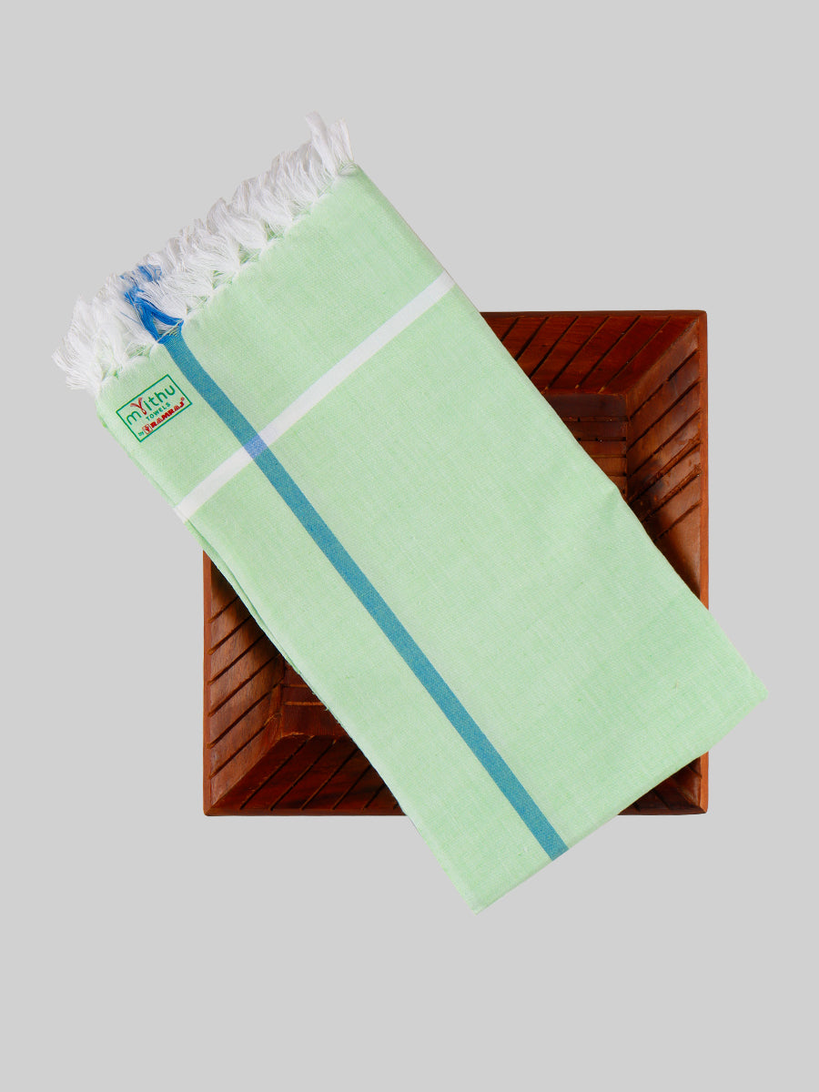 Softest Cotton Colour Plain Bath Towel Victory-Green