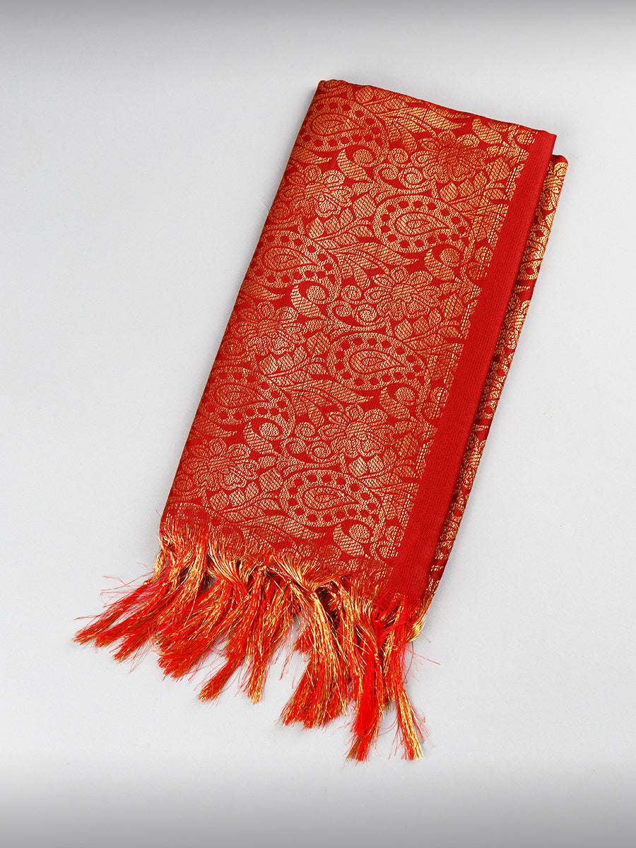 Jari Shawl/Ponnadai 09-Maroon