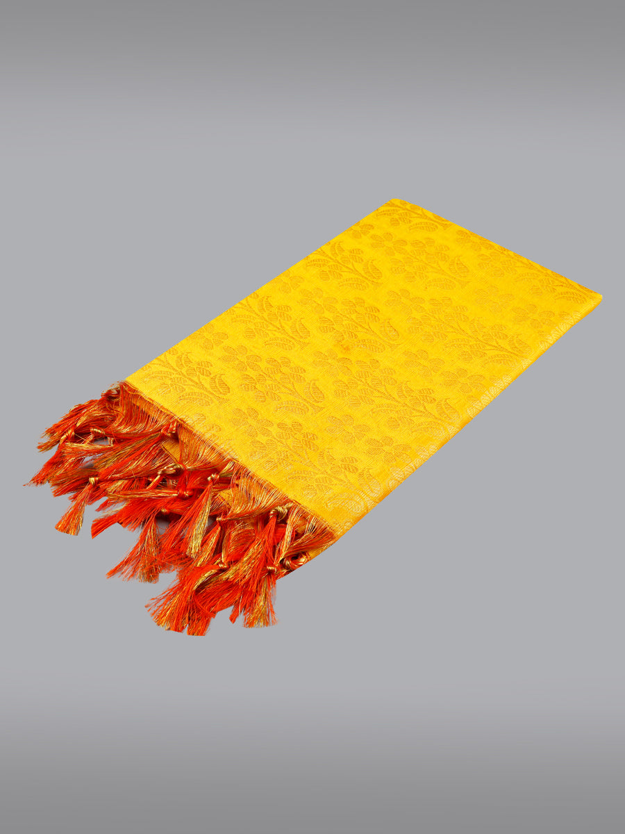 Jari Shawl/Ponnadai 002-Yellow