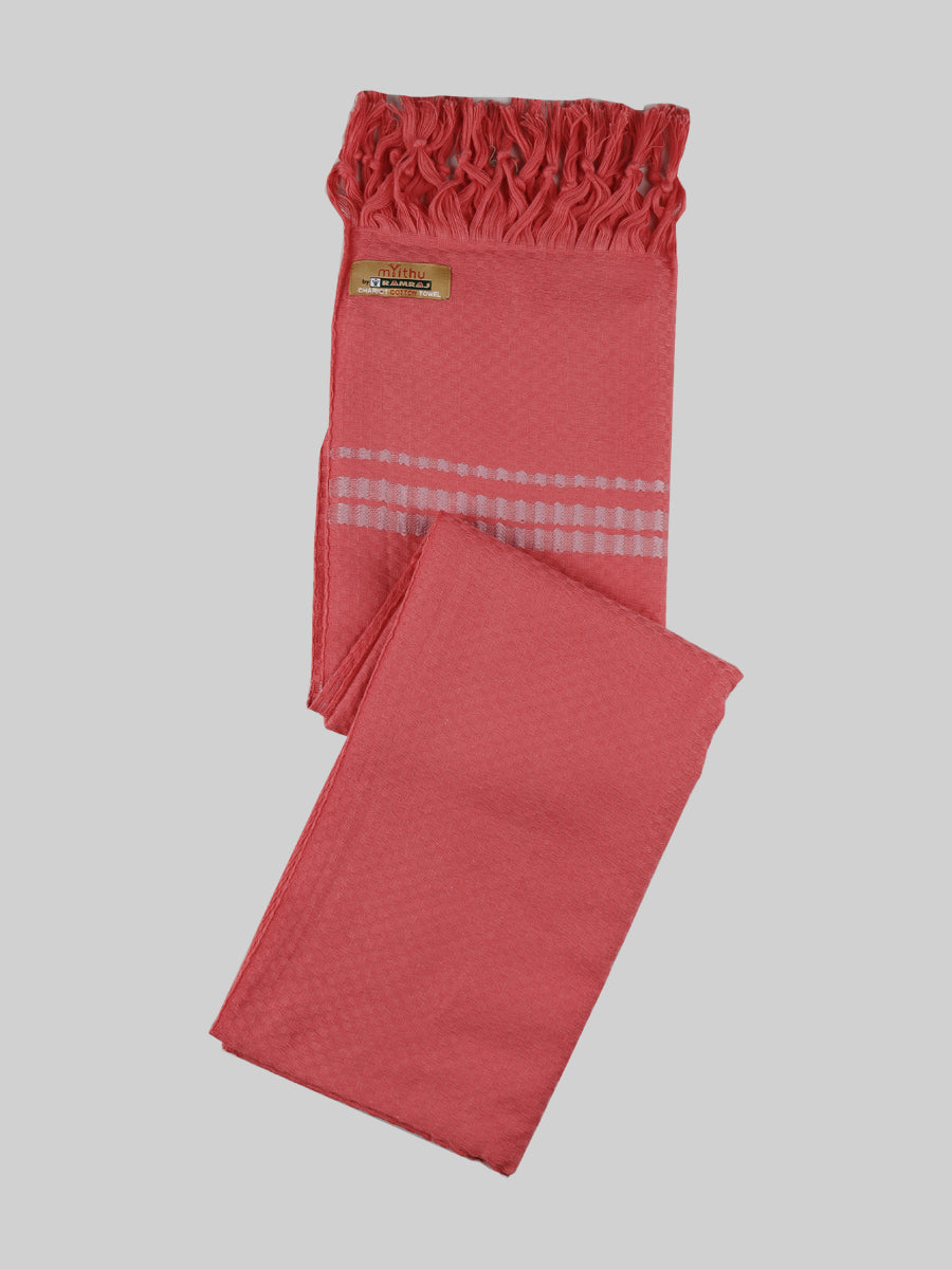 Cotton Colour Bath Towel Chariot-Red