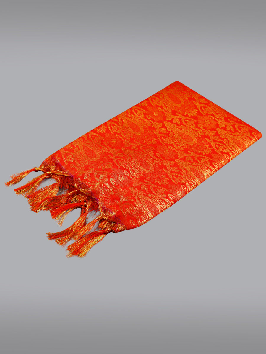 Jari Shawl/Ponnadai 002-Red