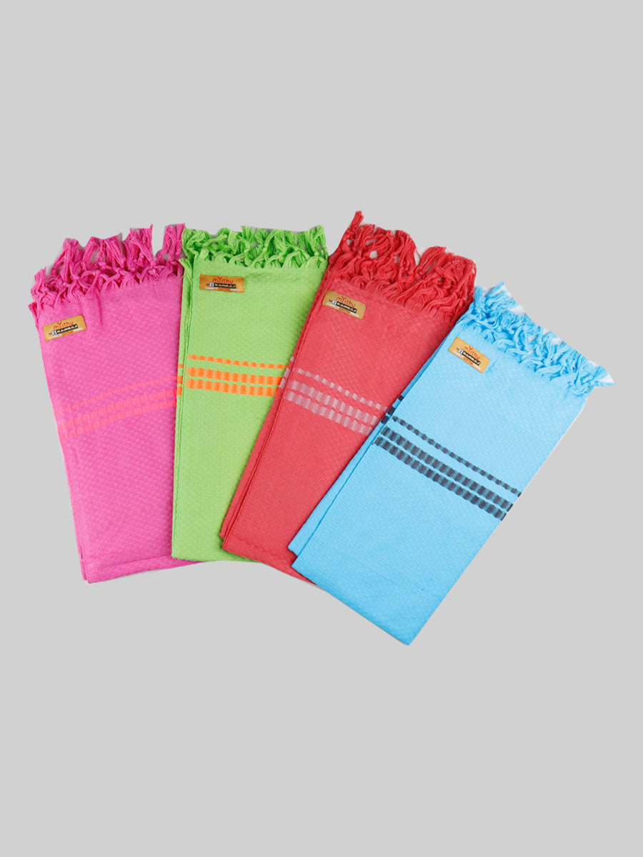 Cotton Colour Bath Towel Chariot-Mix colour