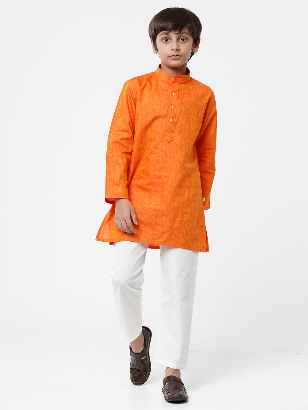 Orange colour discount ka kurta pajama