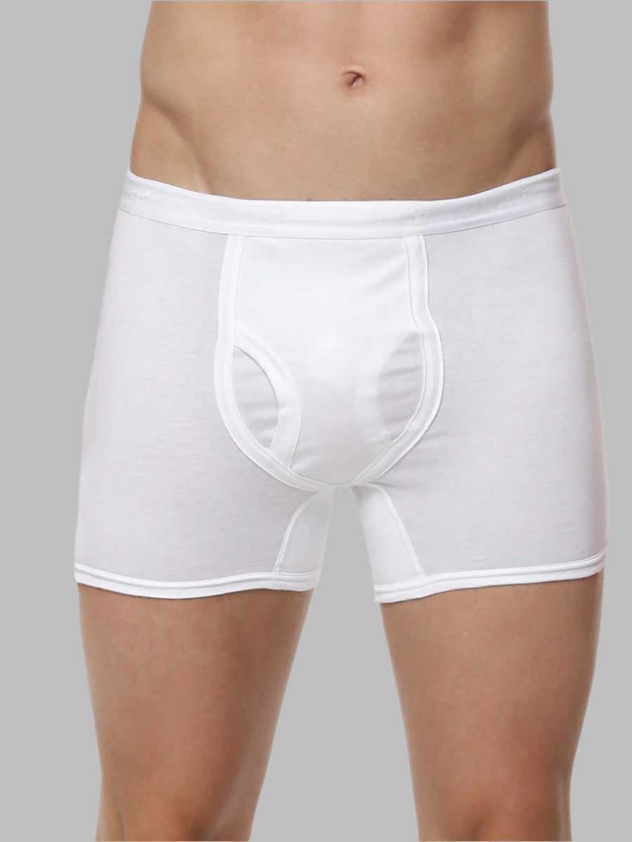 Soft Combed Fine Jersy White Trunk without Pocket Target (2PCs Pack)