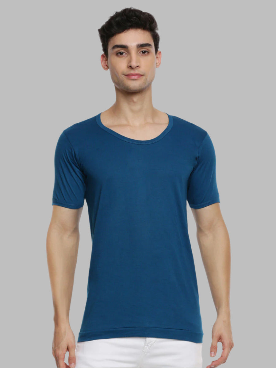 Mens Fine Cotton Color Sleeve Banian RNS Sukra (2 PCs Pack)