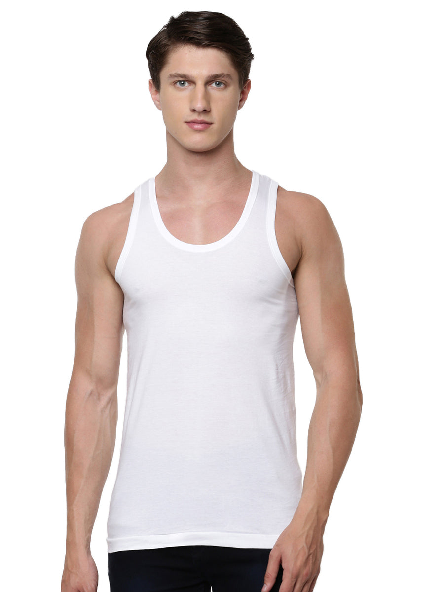 Ramraj Cotton Men Vest - Buy White Ramraj Cotton Men Vest Online