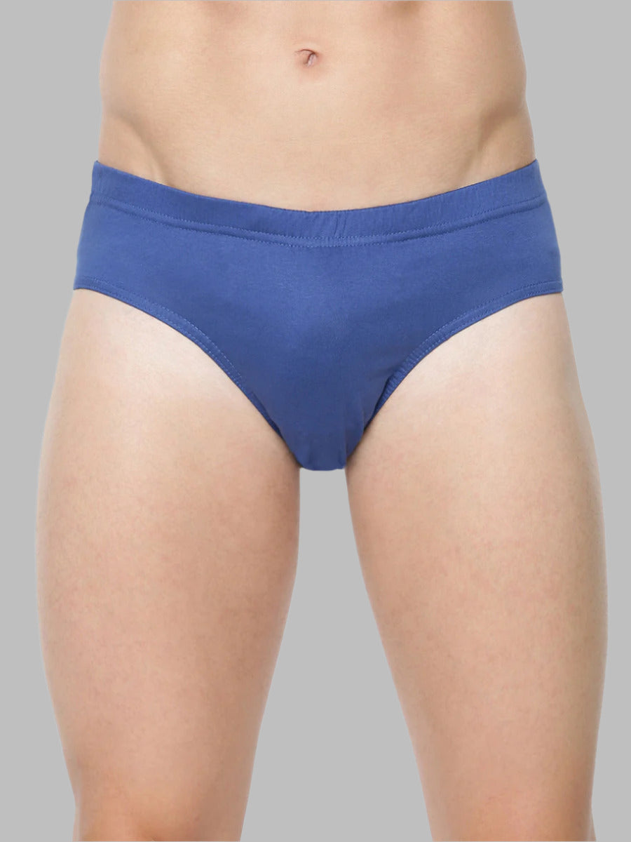 Soft Combed Fine Jersey Solid Inner Elastic Brief Merc (2 PCs Pack)