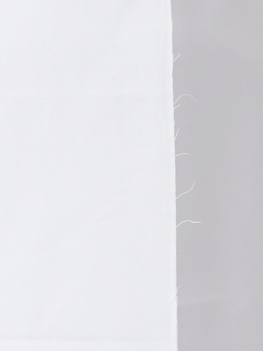 Mens Cotton Full Sleeve White Kurta Top with Prayer Dhoti Combo Alharam-Zoom view