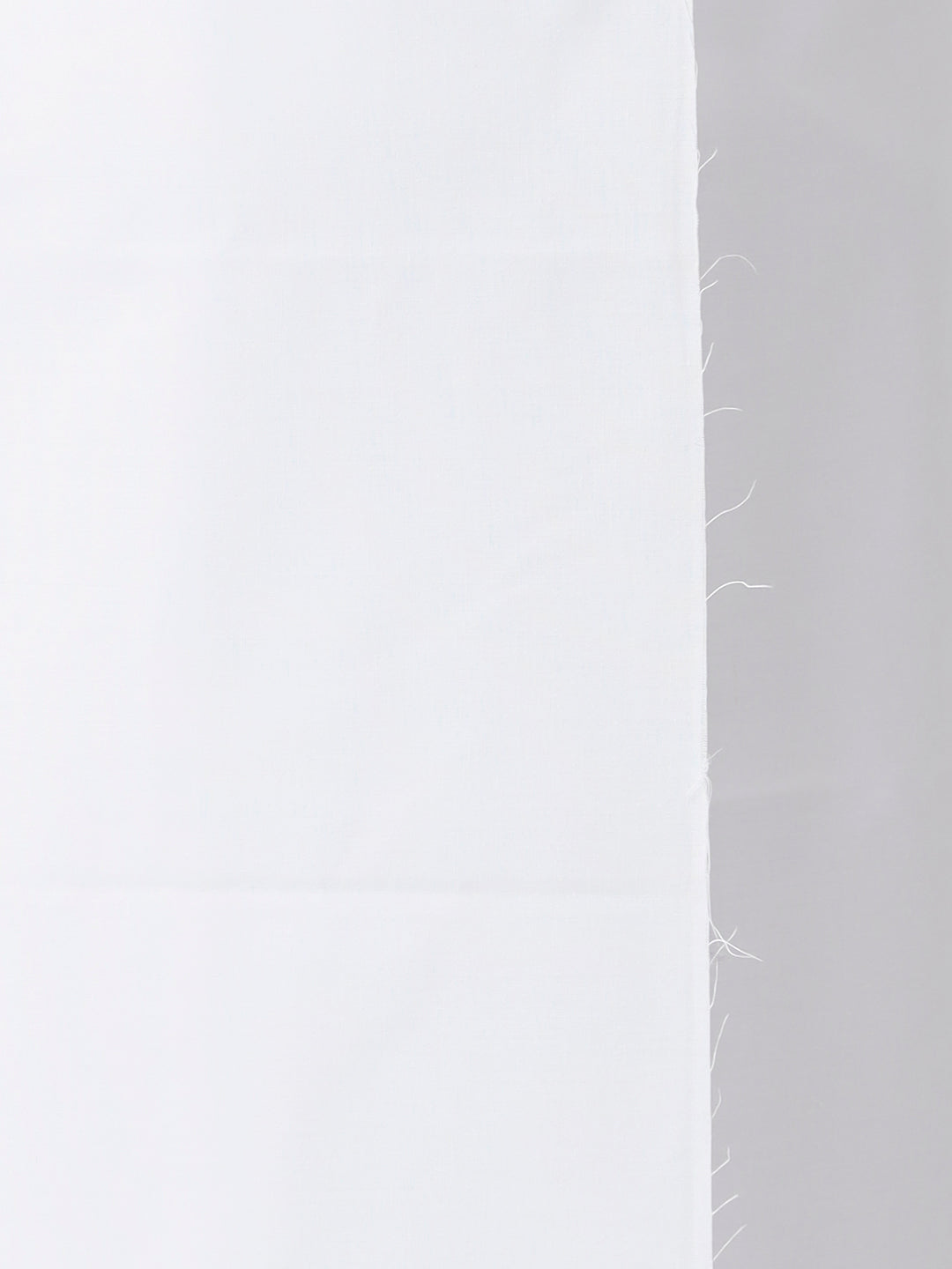 Mens Cotton Full Sleeve White Medium Kurta with Prayer Dhoti Combo Quba-Bottom view