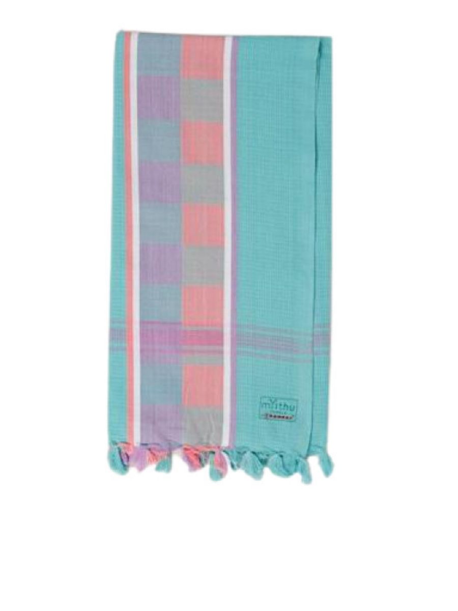 Cotton Colour Bath Towel Honey Dew 103-Green& Orange