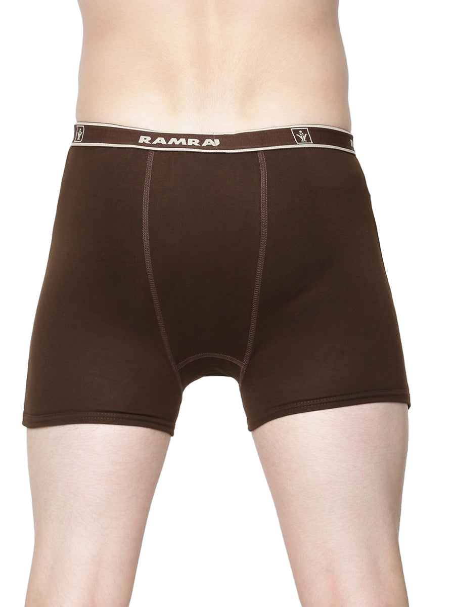 Cotton Back Patti 2 Pocket Trunk Fine Softex (2PCs Pack)-Brown