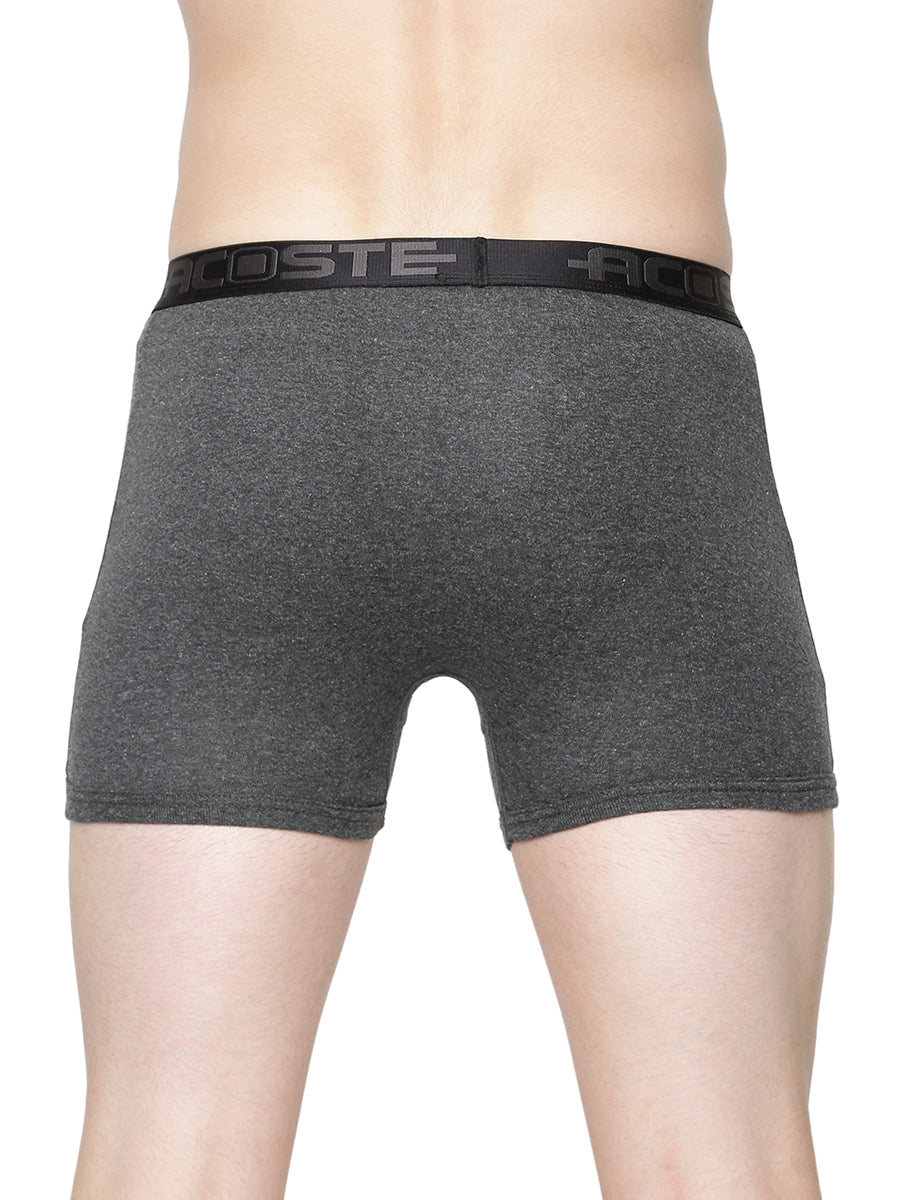 Soft Combed Rib Outer Elastic Trunks Acoste 1013 (2PCs Pack)-Back view