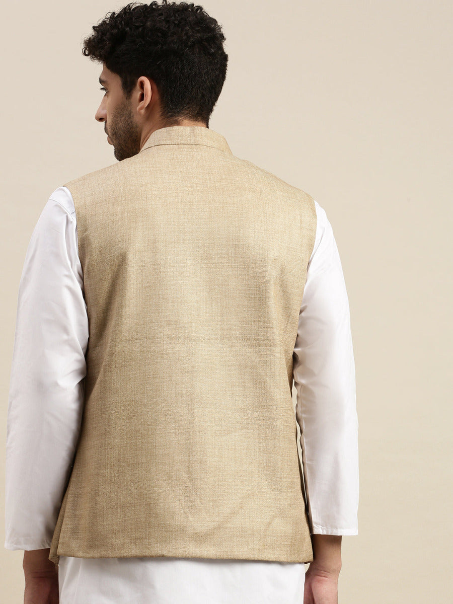 Mens Nehru Ethnic Sandal DB6-Back view