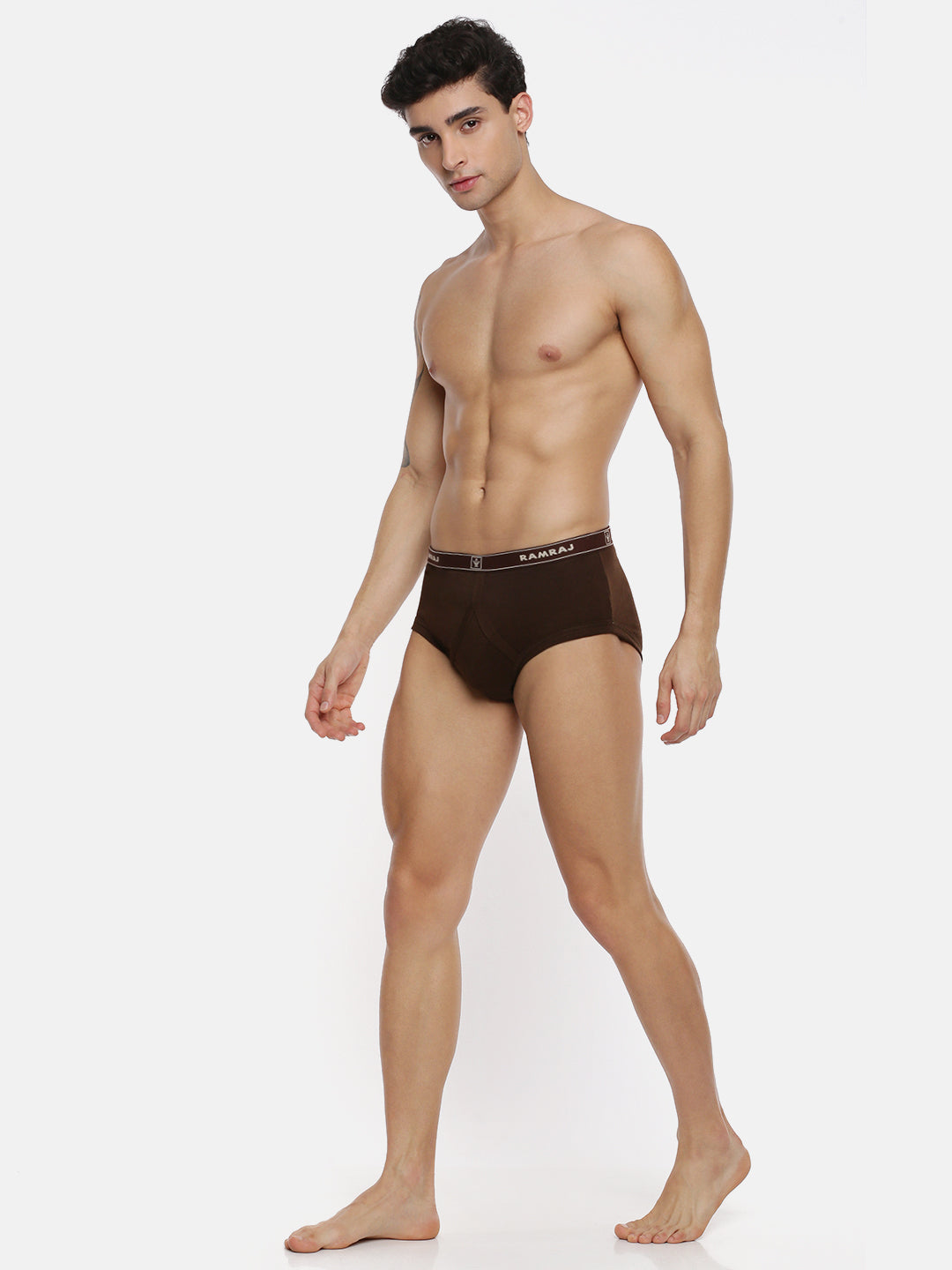 Soft Combed Rib Solid Outer Elastic Y-Front Brief Arrow Y (2PCs Pack)-Full view