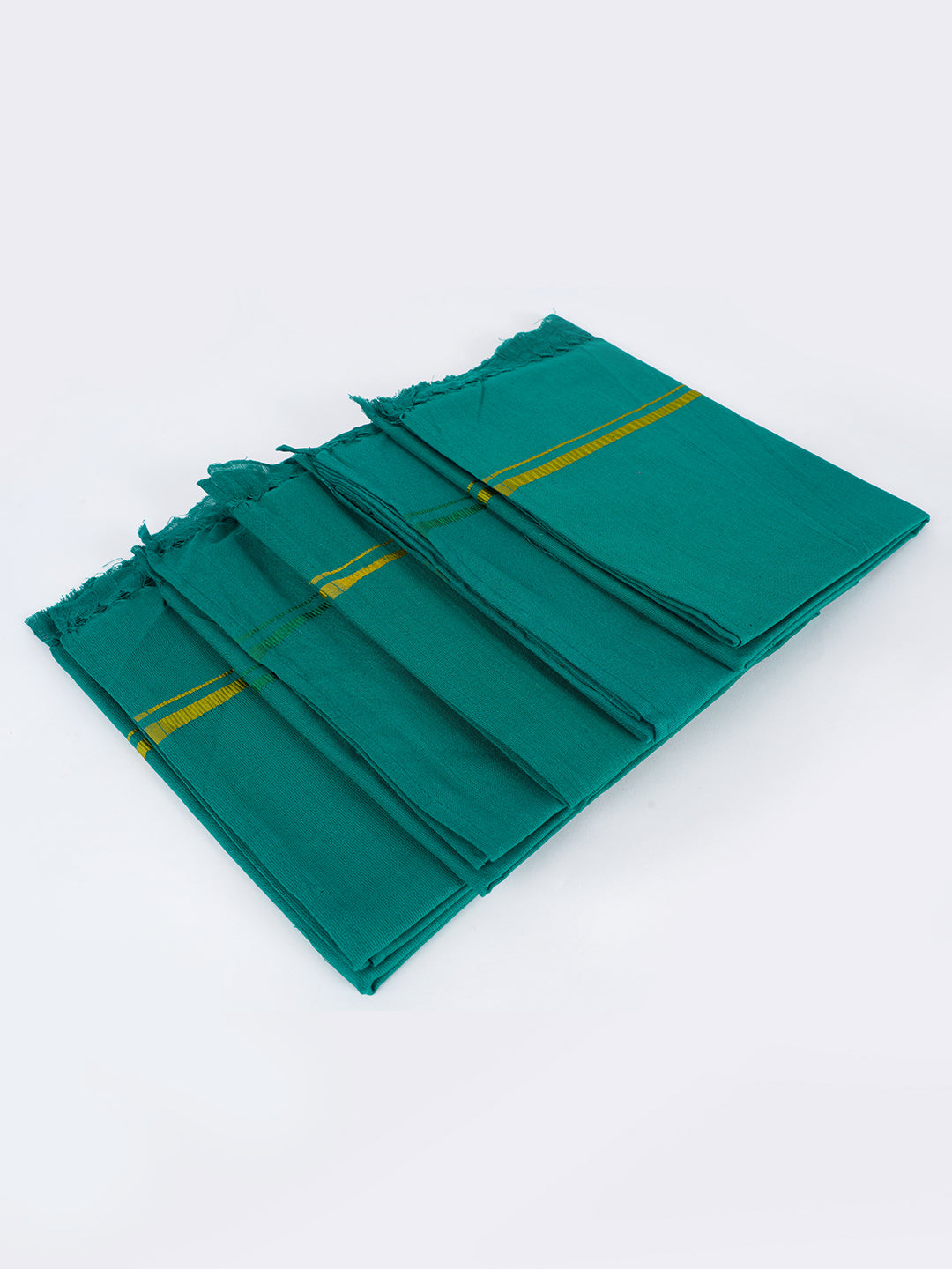 Assorted Border Devotional Towel Green Hariharan (Pack of 2)
