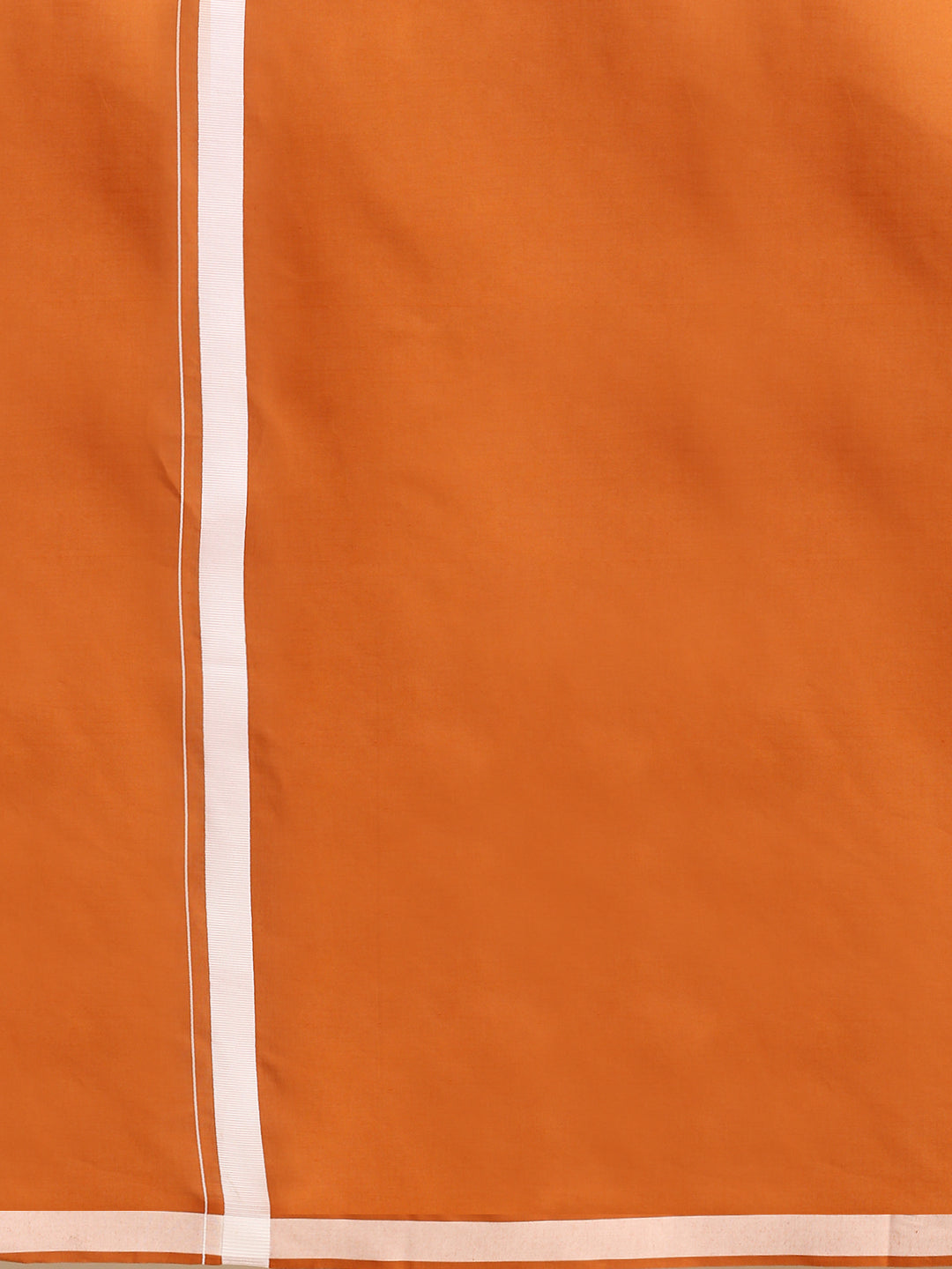 Men Cotton Blend Single Layer Kaavi Dhoti with Big Border Rishi