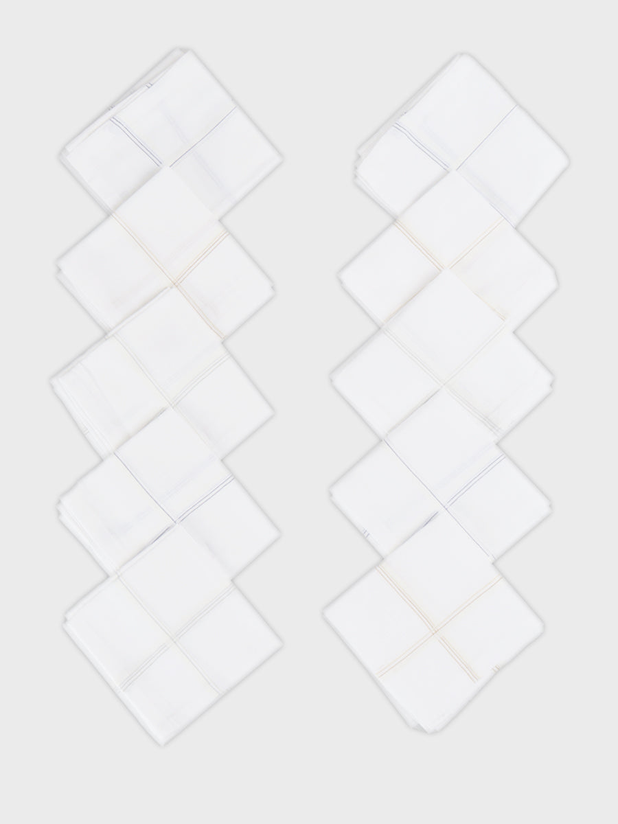 White Hanky 4475 (10 in 1)-View one'