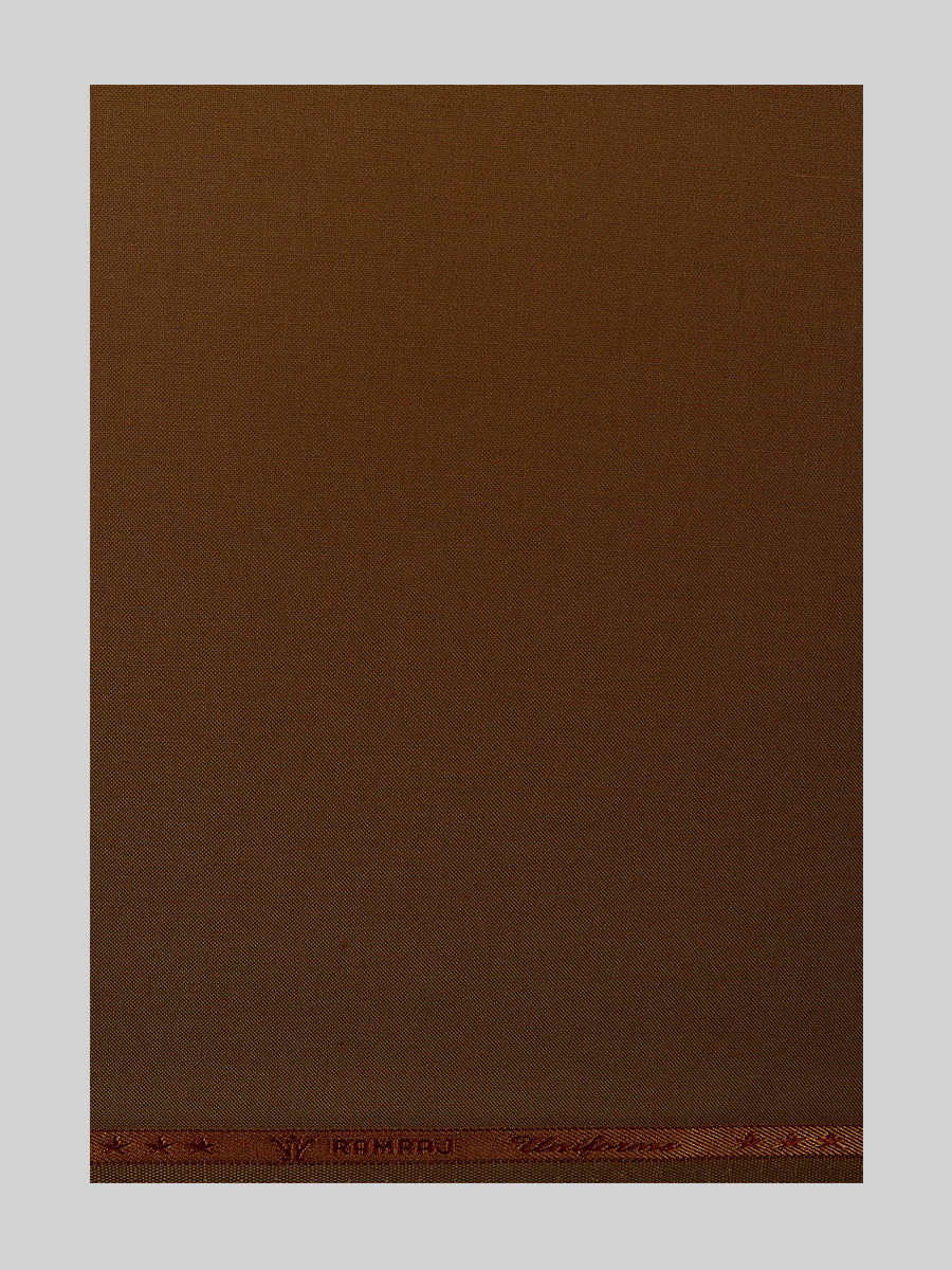 Cotton Plain Shirting & Suiting Combo Corp Uniform-Phant view